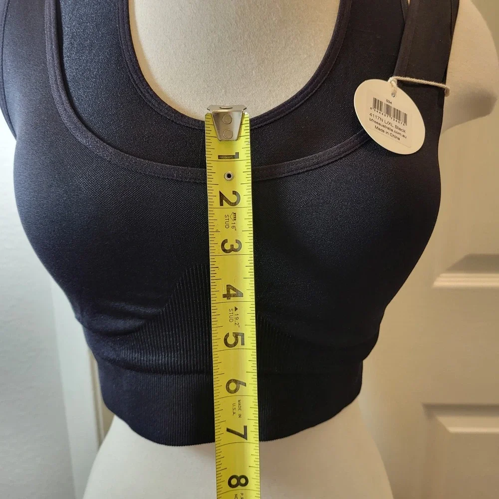 bfree Australia Women's Sports Tank Tops Padded Fitness Black  Size‎ L/XL